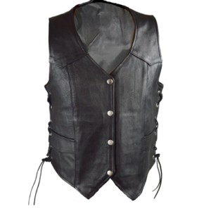 Ladies-Naked-Leather-Vest-with-Lace-Sides