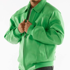 Pelle-Pelle-Basic-In-Lime-Plush-Jacket