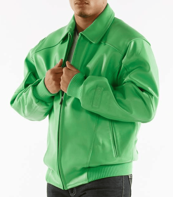 Pelle-Pelle-Basic-In-Lime-Plush-Jacket