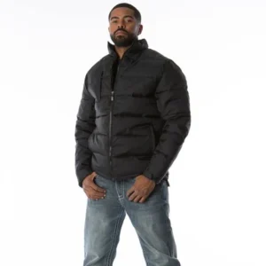 pelle-Pelle-Bubble-Mens-Black-Nylon-Jacket