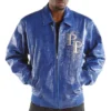 Pelle-Pelle-Shoulder-Crest-Blue-Leather-Jacket