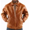 Pelle-Pelles-new-Basic-in-Chestnut-Alligator-Brown-Leather-Jacket