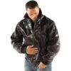Pelle Pelle Python Leather Jacket | Men Winter Jacket