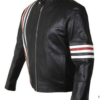 American Flag Leather Motorcycle Jacket