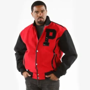 Pelle-Pelle-Mens-Gator-P-Crimson-Red-Wool-Jacket