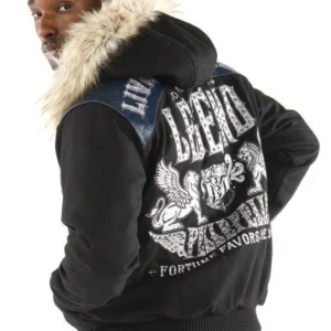 Pelle-Pelle-Mens-Live-Like-a-King-Die-Like-a-Legend-Fur-Hooded-Jacket