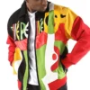 Pelle-Pelle-Picasso-Men-Plush-Black-and-Red-Leather-Jacket