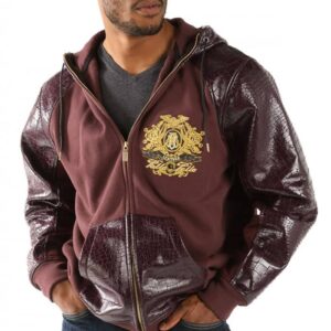 Pelle-Pelle-Prestige-Hoodie-Maroon