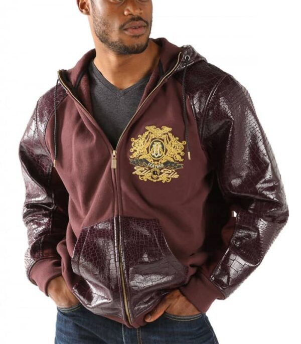 Pelle-Pelle-Prestige-Hoodie-Maroon