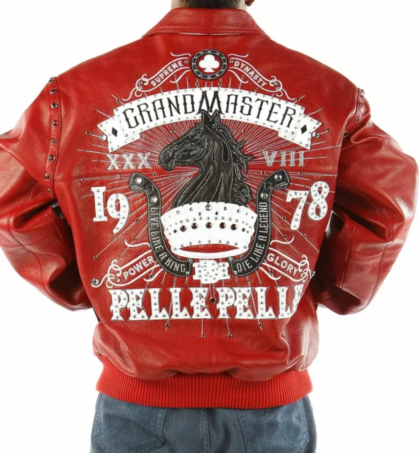Pelle-Pelle-Red-Grand-Master-Studded-Leather-Jacket-2