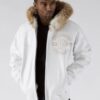 Pelle Pelle Supply.co White Leather Jacket