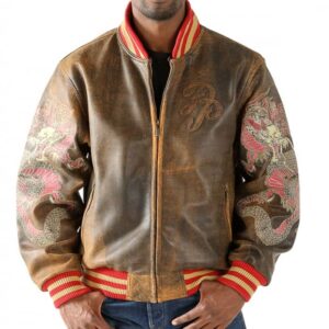 Pelle-Pelle-Varsity-Brown-Bomber-Jacket