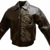 Pelle Pelle Dark Brown Bomber Leather Jacket