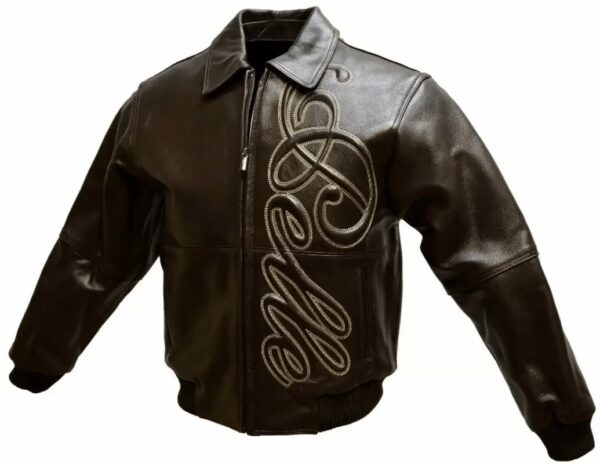 Pelle Pelle Dark Brown Bomber Leather Jacket
