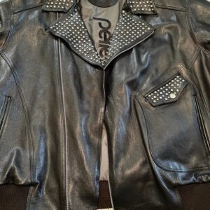 Authentic Studded Pelle Pelle Leather Jacket