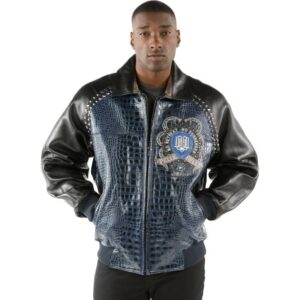 Pelle Pelle No Retreat No Supreme Men Jacket | Black Blue