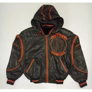 Pelle Pelle Soda Club Orange Stripes Jacket | Baseball Champion