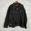 Pelle Pelle Denim Charcoal Black Jacket | Men & Women