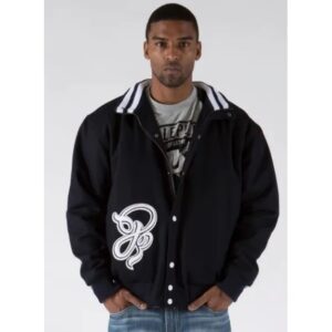 Pelle Pelle Navy Blue 35th Anniversary Jacket | Wool Jacket