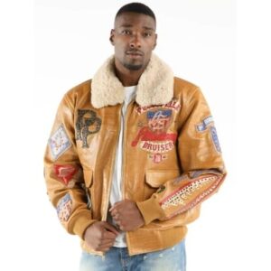 Pelle Pelle American Bruiser Leather Jacket | Mustard Jacket