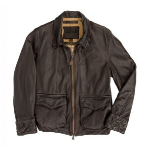 Brown Aviator Tanker Jacket