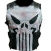 Black Leather Punisher Vest