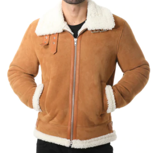 Men’s Shearling Bomber Jacket