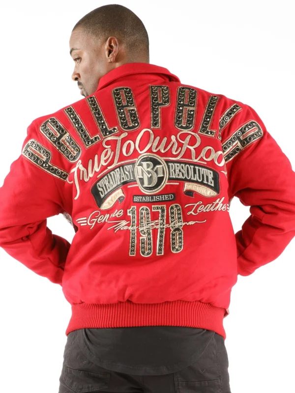 Pelle-Pelle-True-To-Our-Roots-Red-Jacket-1