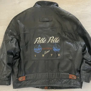 Pelle-Pelle-Vintage-80s-Black-Bomber-Jacket