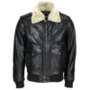 US Air Pilot Bomber Fur Collar Jacket