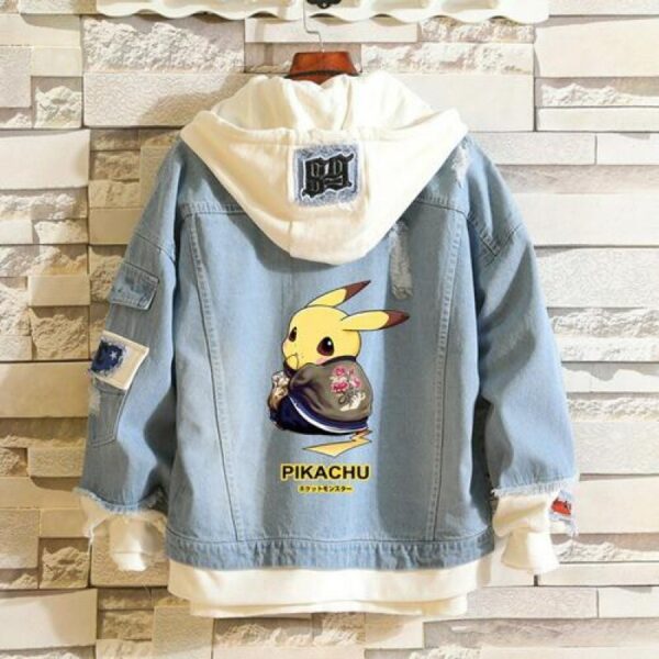 Kawaii Pokemon Denim Jacket