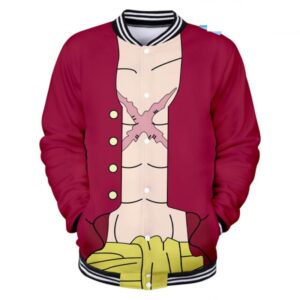 One Piece Baseball Multi-Color Jacket