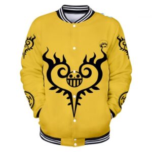 One Piece Baseball Yellow Jacket