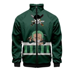 One Piece Zoro Green Jacket