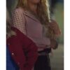 Girls5eva Summer Dutkowsky Pink Studded Jacket
