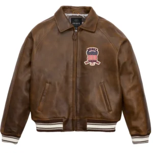 Limited Edition Vintage Leather Brown Icon Jacket