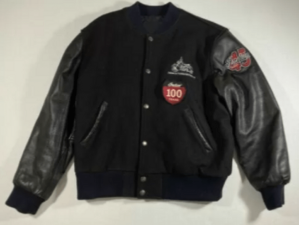 Black Indian Motorcycle Racing Vintage Jacket