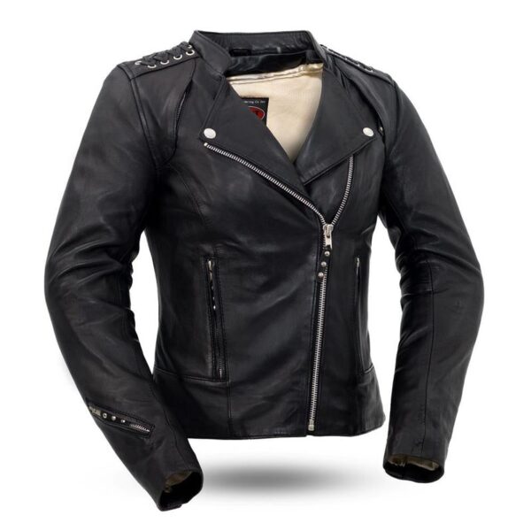 Black Widow Lightweight Motorcycle Jacket