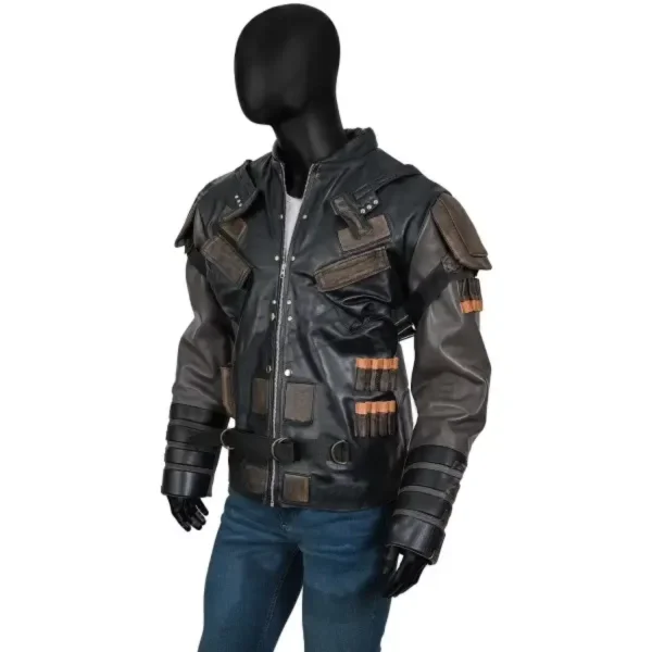 Black Guard Suicide Squad Leather Jacket