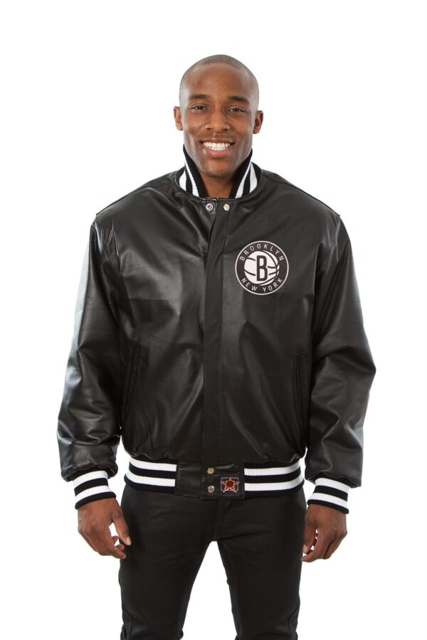 Brooklyn Nets Full Leather Jacket