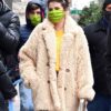 Only Murders In The Building Selena Gomez Fur Coat