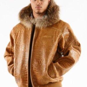 Pelle Pelle Basic Tim Tan Alligator Jacket