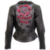 Women Braided Motorcycle Leather Jackets