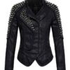 Punk Stylish Studded Leather Jacket