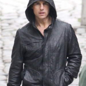 Ghost Protocol Mission Impossible Black Leather Jacket